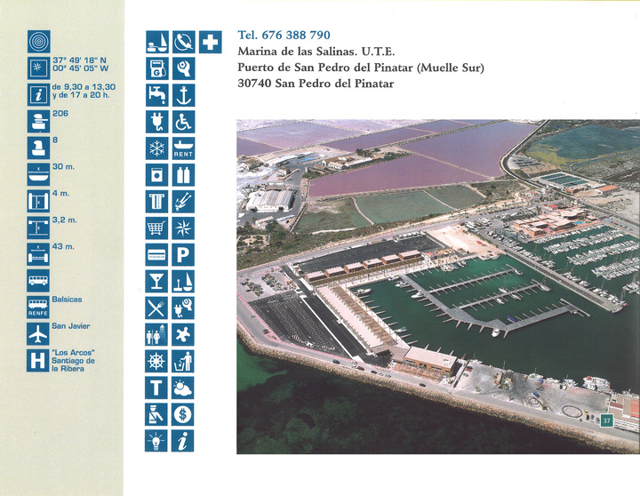 Dársena deportiva Marina de las Salinas San Pedro del Pinatar